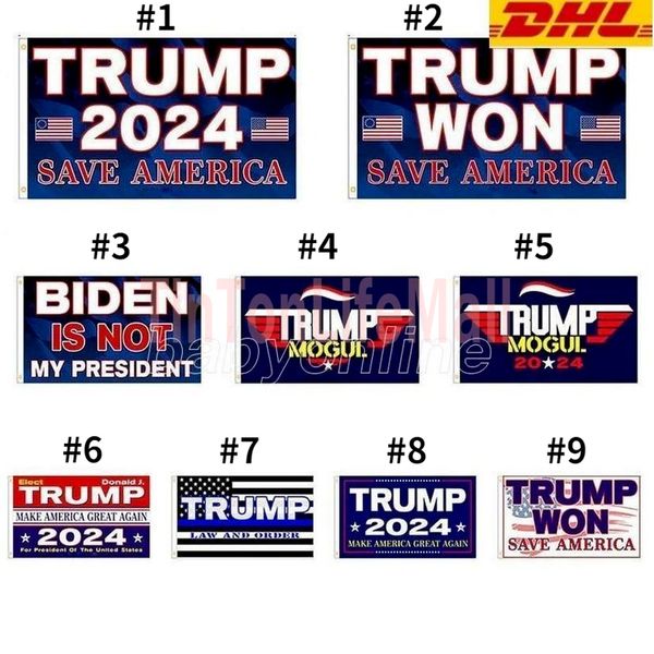 

us stock 3*5 ft trump won flag 2024 election flags donald the mogul save america 150*90cm banner dhl se8