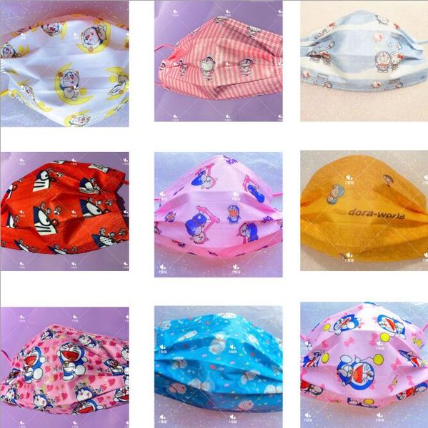 

men women characters disposable face mask melt-blown nonwoven 95% filtration efficiency dustproof prevention of influenza face mask, Silver