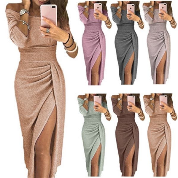 

party dresses women's with butto slit and one line collar, White;black