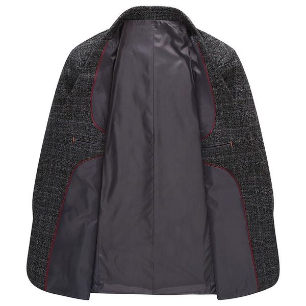 

men's suits & blazers masculino blazer casual de corte justo, jaqueta lÃ£ com vestido clÃ¡ssico, para negÃ³cios,, White;black