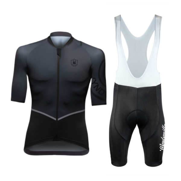 

racing sets 2021 wyndymilla team summer cycling jersey set bicycle clothing breathable men short sleeve shirt bike bib shorts 9d gel pad, Black;blue