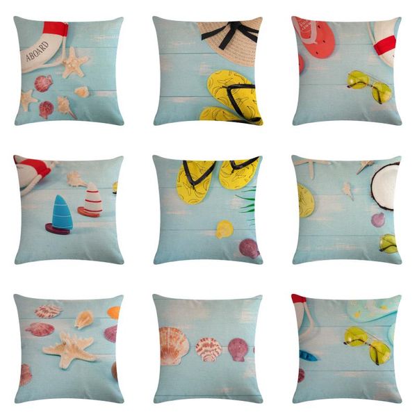 

cushion/decorative pillow simple beach hug pillowcase cushion cover sofa bed home decoration ornaments summer 45x45cm
