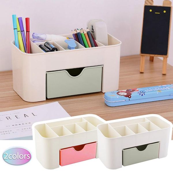 

in stock makeup organizer for cosmetic large capacity cosmetic storage box organizer deskstationery storage finishing box