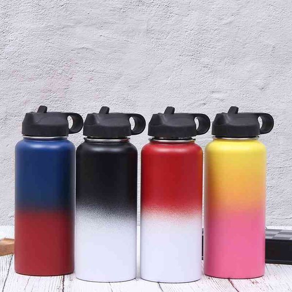 

selling hydroflask with gradual change space pot 304 thermos cup