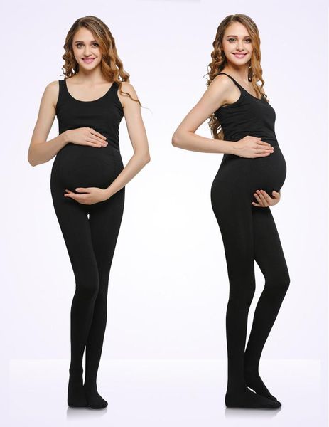 

maternity bottoms spring autumn clothes for pregnant velvet adjust leggings care belly solid color high waist pants pregnancy stockings, White