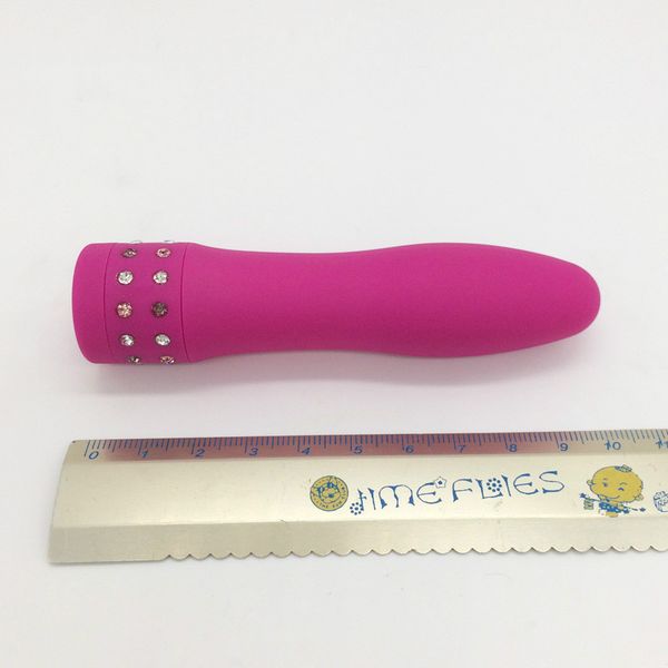 

1 pcs waterproof multi speed vibrating diamond clit vibrators bullet toys for women buttplug