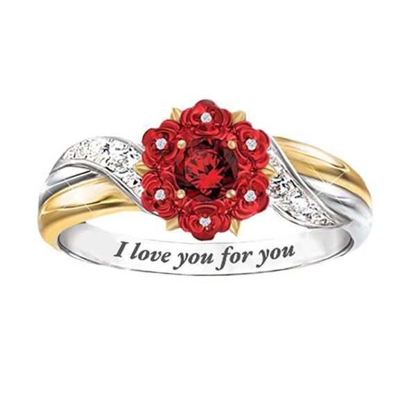 

fashion flowers ring animal women wedding engagement party jewelry cubic bee flower ring engagement wedding rings for, Slivery;golden