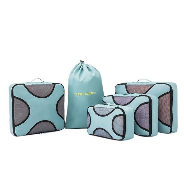 

hanging baskets promotion 5pcs travel bags clothing underwear shoes packing organizer portable toiletry make up pouch accessories supplies