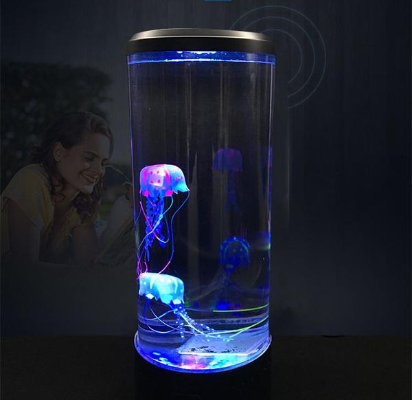 

round jellyfish lamp - usb powered - jellyfish lava lamp mood