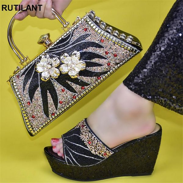 

dress shoes arrival italian and bags set envio gratis matching bag in heels shoe for nigeria party, Black