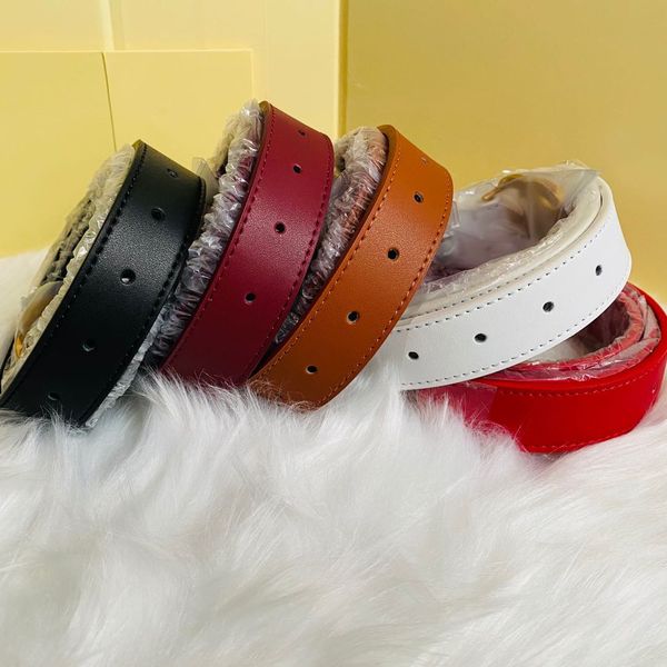 

womens designers belt casual smooth buckle belts style optional width 2.8cm with box 08, Black;brown