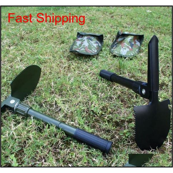 

folding garden spade portable small engineer shovel fishing utility shovel multi-purpose outdoor camping ho qylval new_dhbest