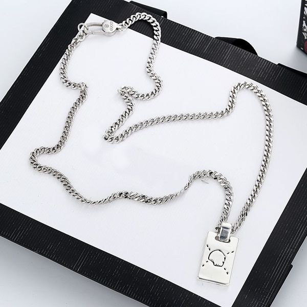 

2021 new long necklace fashion charm necklace silver plated necklace for fashion jewelryss supply