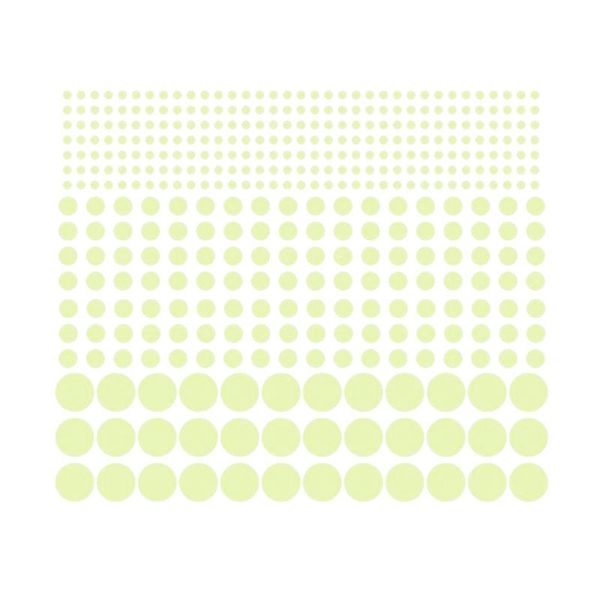 

wall stickers 407pcs diy glow in the dark luminous fluorescent rould dot for baby kids bedroom living room decal home decor