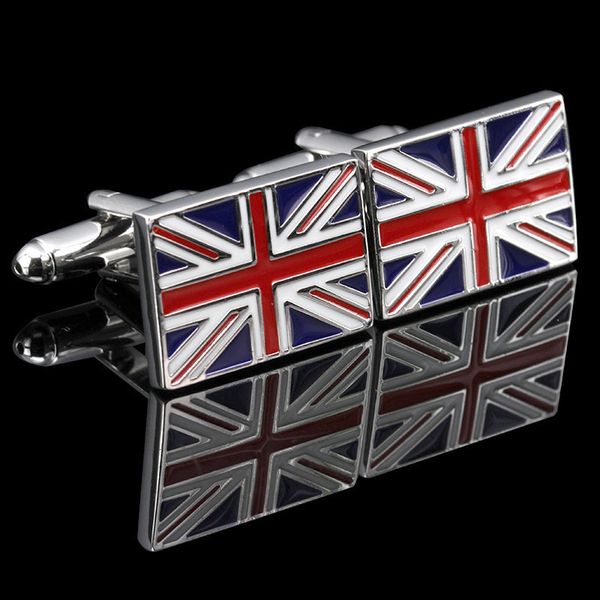 

accessories men's british flag cufflinks blwjyp, Red;brown