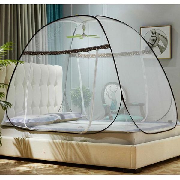 

summer mosquito net for home bed tent student bunk bed mosquito net mesh, double netting tent installation-free