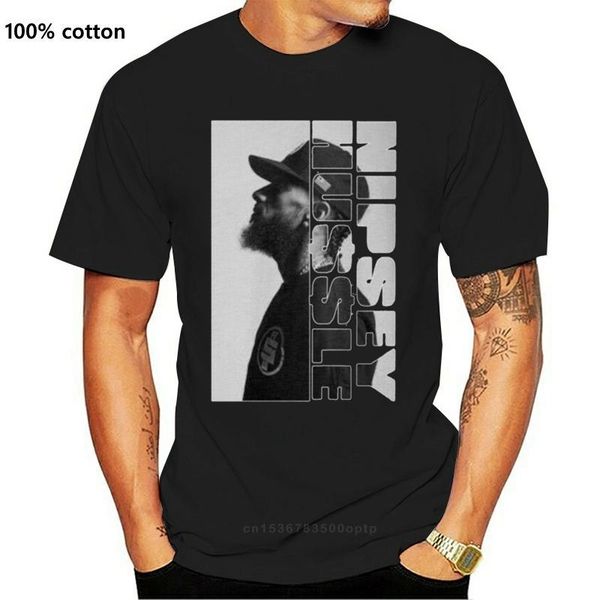 

men's t-shirts nipsey hussle hip hop black t-shirt fashion summer paried t shirts tee interesting pictures, White;black