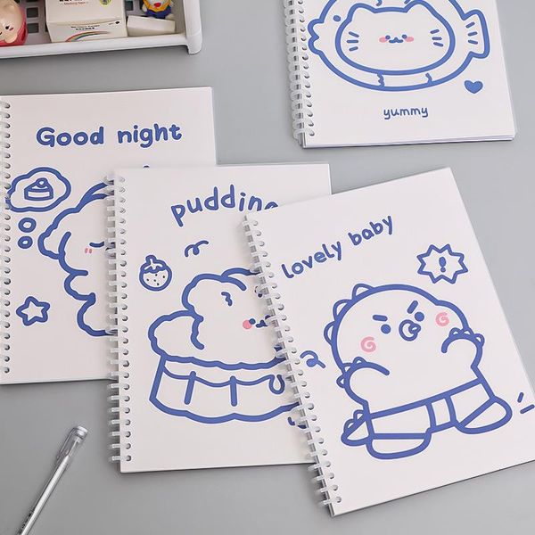 

notepads arrival 30 sheets kawaii b5 loose-leaf diary notebook binder journal agenda book notepad school stationery, Purple;pink