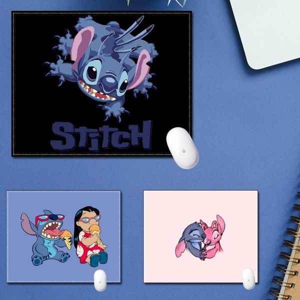 

mouse pads & wrist rests anime rug cute black computer lappad regular size pastel kawaii stitch colorful