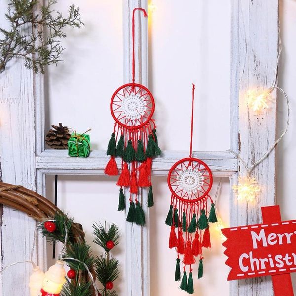 

decorative objects & figurines dream catchers boho christmas window wall hanging decor kids bedroom home decoration art ornament craft festi