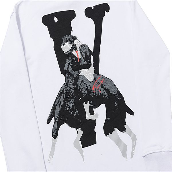 

brand chrome/hearts coats chrome/heartsletter 2021 new vl big v versatile print fashion skull hip hop hooded sweater wri, Tan;black