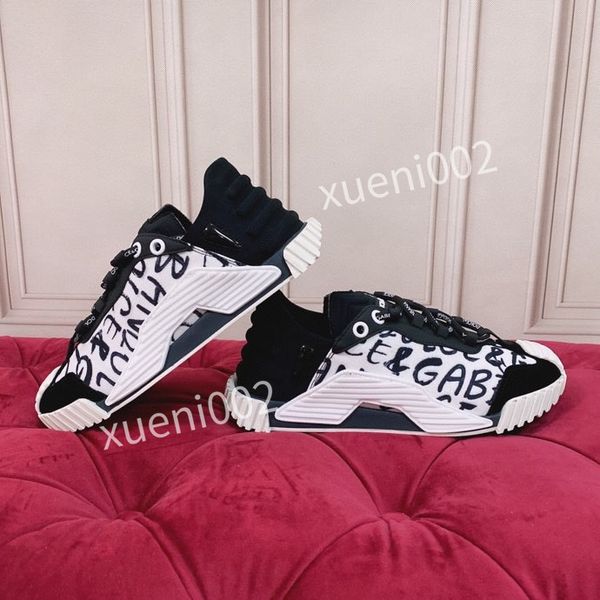 

dg white bee boots embroidered shoes leather new fashion luxury snake tiger print womens designers sneakers lovers 35-41, Black