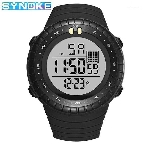 

digital watches mens big dial military sport watch for men waterproof multif electronic reloj wristwatches, Slivery;brown