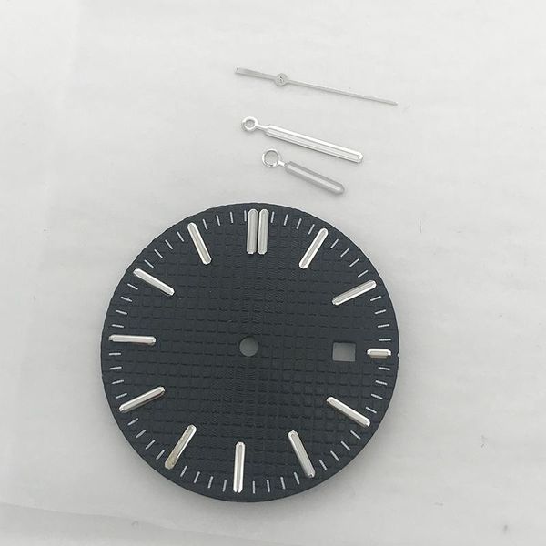 

repair tools & kits 31.7mm watch dial with calendar + hands accessories for 2813 8215 movement
