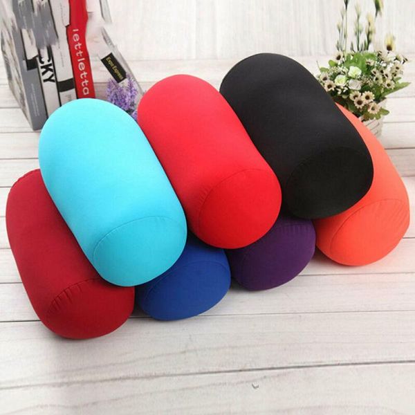 

pillow sofa sleep microbead neck back roll cushion travel bed throw