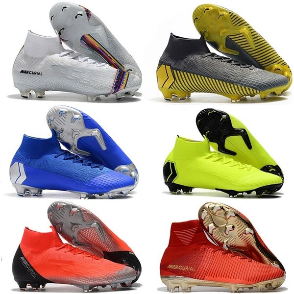 

soccer shoes mercurial superfly vi 360 elite cr7 neymar fg soccer cleats crampons de football boots superflyx ronaldo orange