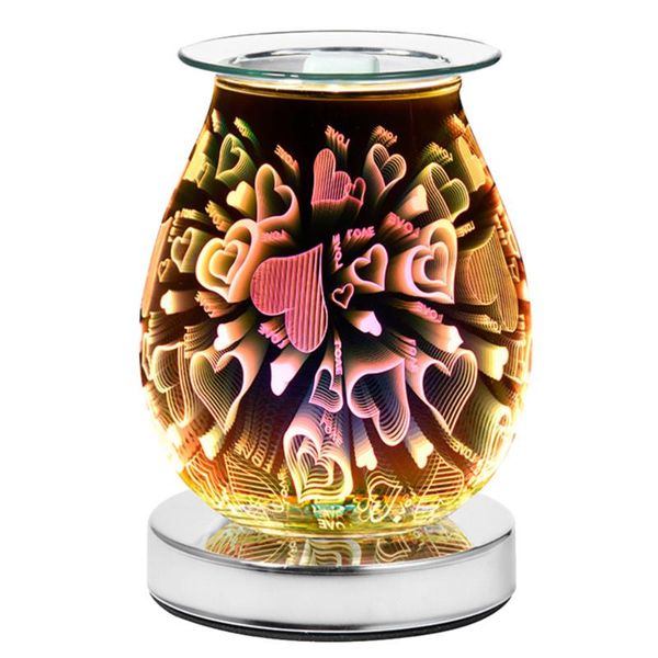 

fragrance lamps 1pc glass light craftwork aroma lamp decor (uk plug)
