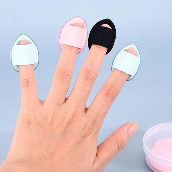 

sponges, applicators & cotton fingertip mini puff concealer cushion foundation finger sponge water droplets makeup tools portable soft cosme