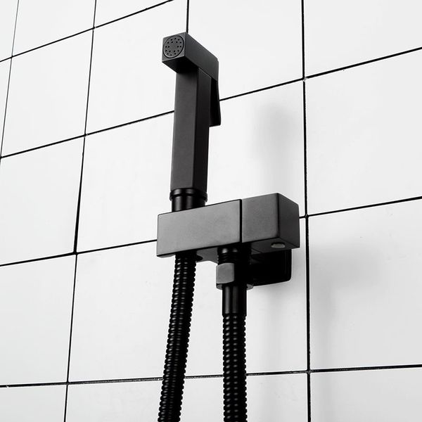 

other faucets, showers & accs matte black bathroom bidet faucet brass sprayer yvsx