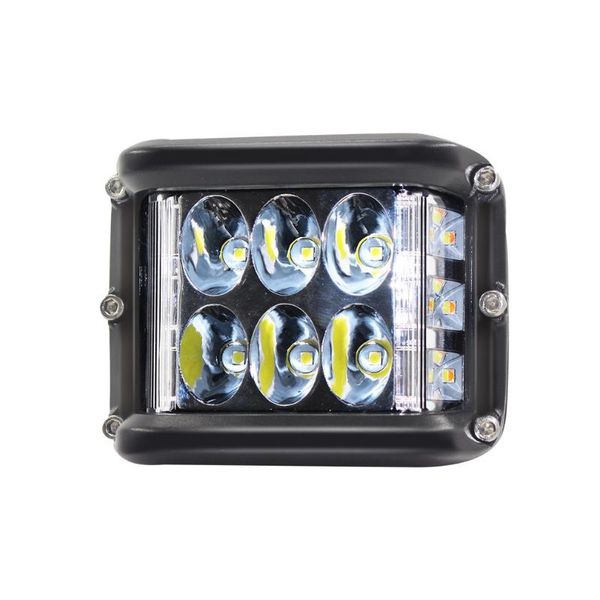 

45w strobe led work light tri-row flash light ip67 waterproof auto driving universal for car truck boat