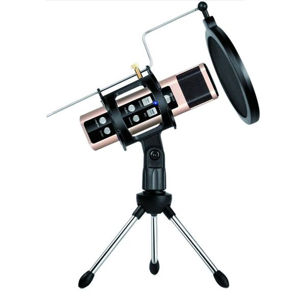 

microphones game microphone variable sound charging aluminum alloy is suitable for live broadcast singing and recording