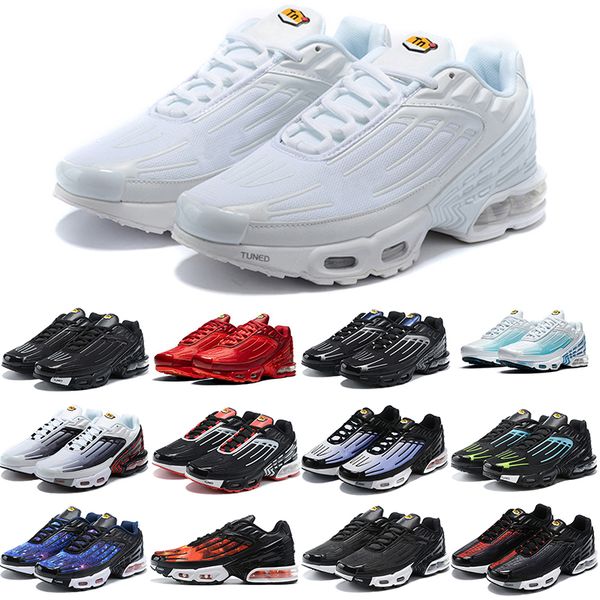 

plus 3 classic running shoes original man woman triple white black red iridescent laser blue sky og bred hyper cool spider purple nebula usa