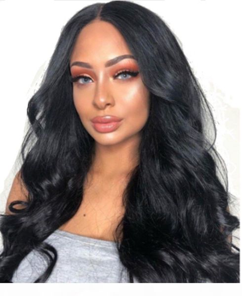 

wavy curly human hair 360 lace frontal wigs for black woman deep part front lace wigs with baby hair pre plucked hairline full lace wig, Black;brown