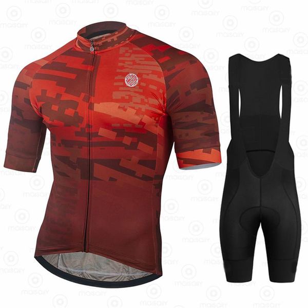

racing sets ostroy 2021 pro fessional cycling clothes clothing suits bib shorts set men bike triathlon team uniform, Black;blue