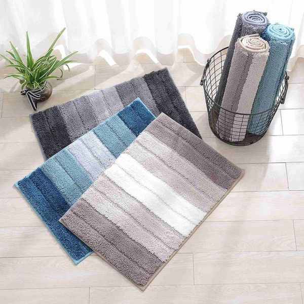 

carpets luxury bathroom rugs bath mat non-slip fluffy soft plush microfiber shower carpet rug machine washable