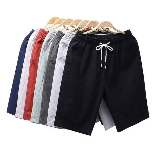 

summer new mens shorts casual joggers men shorts cotton fashion men sweatpants male beach shorts men streetwear 5xl 210316, White;black