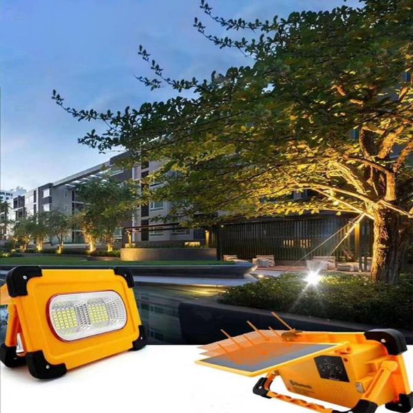 

bluetooth portable led charging flood light