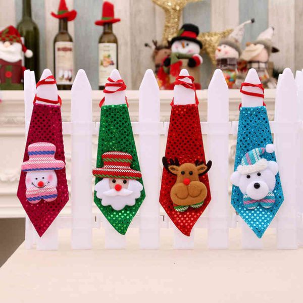 

christmas decorative supplies children small gifts creative sequins neckties