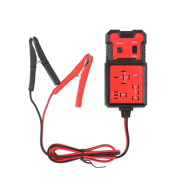 

computer cables & connectors 12v car battery checker electronic relay tester with clips auto diagnostic motherboard circuit inspection tool#