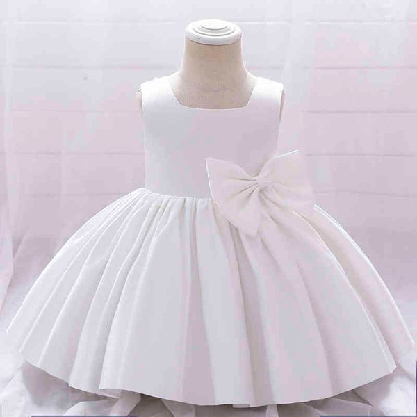 Fiore per bambini Vestito da ragazza per bambini Principessa Pizzo Tulle Tutu Abito senza schienale Abito da cerimonia formale Mint Pink White G1215