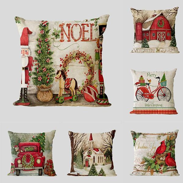 

christmas decorations 45cm pillowcase home merry for year 2022 xmas noel navidad 2021