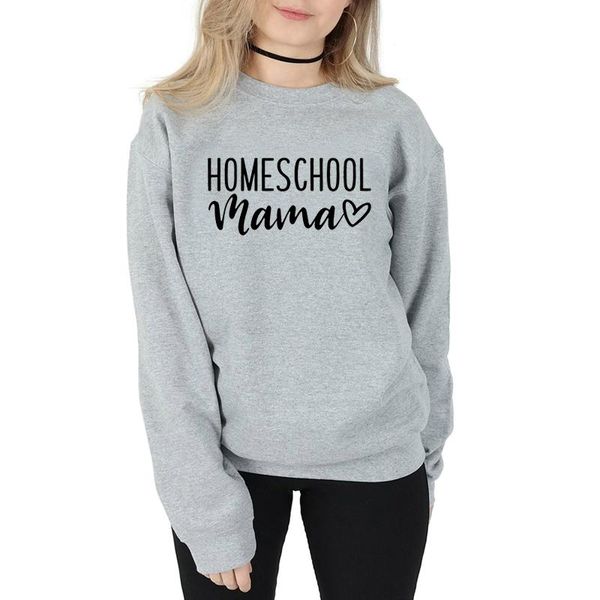 

women's hoodies & sweatshirts homeschool mama sweatshirt women fashion pure casual mother days gift grunge tumblr slogan pullovers youn, Black