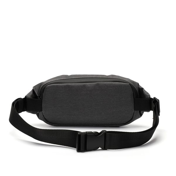 

hard shell waist bag adjustable belt and waterproof fanny pack black/ grey/ silver