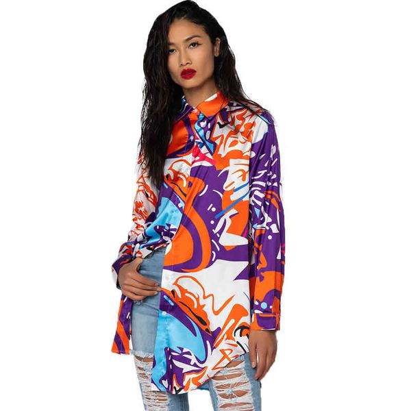 

ladies long sleeve lapel cardigan printed fine check single breasted navy collar street trendy shirt, White