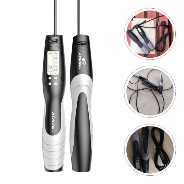 

jump ropes weight training rope digital counting skipping for loss