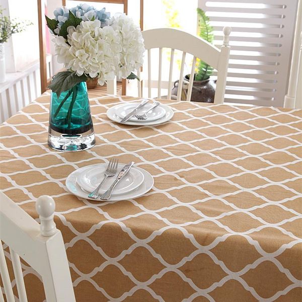 

table cloth 2021 product modern simple style geometry printed lace tablecloth